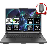 Asus ROG Strix G16 G614JU-N3110-A76 Harici GeForce RTX 4050 Intel Core i7 13650HX 24 GB Ram 4 TB SSD 16 inç WUXGA Windows 11 Pro Gaming Laptop + Anzar Mouse