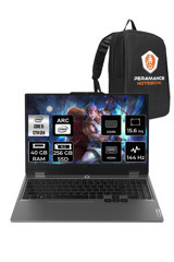 Lenovo LOQ 83FQ000UTR Dahili UHD Graphics Intel Core i5 12450HX 40 GB Ram 256 GB SSD 15.6 inç Full HD Freedos Laptop + PER4 Çanta