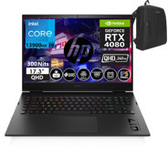 Hp Omen 17-CK2005NT 7P6D5EA01 Harici GeForce RTX 4080 Intel Core i9 13900HX 32 GB Ram 1 TB SSD 17.3 inç QHD Freedos Gaming Laptop + Weblegelsin Çanta