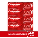 Colgate Optic White Naneli Organik Florürlü Diş Macunu 4x50 ml