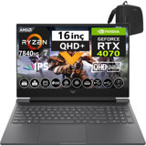 Hp Victus 16 S0001NT W7Z4L9EA23 Harici GeForce RTX 4070 AMD Ryzen 7 7840HS 24 GB Ram 2 TB SSD 16 inç QHD Windows 11 Home Gaming Laptop + Weblegelsin Çanta