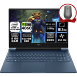 Hp Victus 16 9J263EAA1 Harici GeForce RTX 4060 Intel Core i5 14500HX 8 GB Ram 512 GB SSD 16.1 inç Full HD Freedos Gaming Laptop + Anzar Mouse