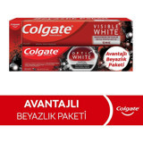 Colgate Optik White-Visible White Kömürlü Organik Florürlü Diş Macunu 75 ml