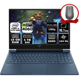 Hp Victus 16 9J263EAA40 Harici GeForce RTX 4060 Intel Core i5 14500HX 16 GB Ram 4 TB SSD 16.1 inç Full HD Windows 11 Home Gaming Laptop + Anzar Mouse