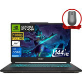 MSI Cyborg 15 A13VF892XTRA69 Harici GeForce RTX 4060 Intel Core i7 13620H 24 GB Ram 4 TB SSD 15.6 inç Full HD Windows 11 Pro Gaming Laptop + Anzar Mouse