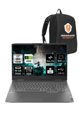 Lenovo LOQ 82XV00HLTX Harici GeForce RTX 4050 Intel Core i5 12450H 16 GB Ram 4 TB SSD 15.6 inç Full HD Freedos Gaming Laptop + PER4 Çanta