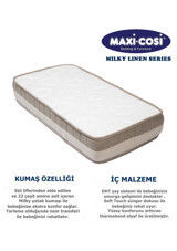Maxi Cosi Milky Dikdörtgen Sünger Ortopedik 90x150 cm Beşik Yatağı