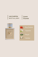 Noox Perfumes K45 EDP Çiçeksi-Odunsu-Sandal Ağacı Kadın Parfüm 50 ml