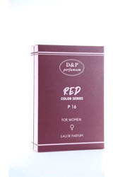 D&P Color Series P16 Red EDP Mandalina-Misk-Odunsu Kadın Parfüm 55 ml