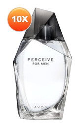 Avon Perceive EDT Amber-Odunsu-Turunçgil Erkek Parfüm 10x100 ml