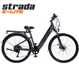 Strada E-Lite 250 W 28 Jant 7 Vites Elektrikli Bisiklet Siyah