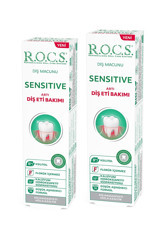 R.O.C.S. Sensitive Organik Florürsüz Diş Macunu 2x94 gr