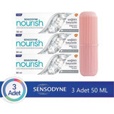 Sensodyne Nourish Sağlıklı Beyazlık Florürlü Diş Macunu 3x50 ml