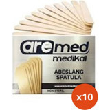 Aremed Ahşap 10x100 Adet Ağda Spatulası