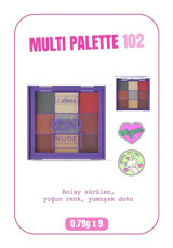 Callista Beauty 102 Nude Inspiration Krem Mat Palet Göz Farı