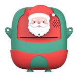 Tuomeng Noel Baba Şipşak Mini Full HD Kompakt Dijital Fotoğraf Makinesi Kırmızı