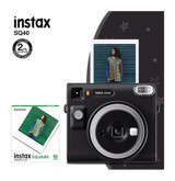 Fujifilm Instax Sq40 Şipşak Full HD Kompakt Dijital Fotoğraf Makinesi Siyah + 10 Adet Fotoğraf Filmi