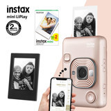 Fujifilm Instax Mini Liplay Şipşak Mini Full HD Kompakt Dijital Fotoğraf Makinesi Pembe + 20 Adet Fotoğraf Filmi