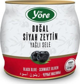 Yöre Süper Tuzlu Sele Yağlı Siyah Zeytin Teneke 1.5 kg