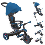 Globber Explorer 4in1 Trike 12 Jant 0-5 Yaş Mavi Çocuk Bisikleti