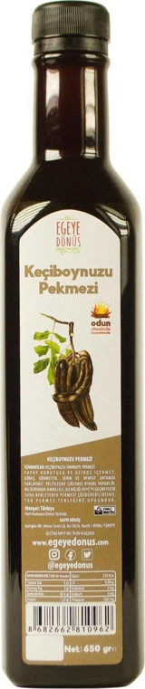 Egeye Dönüş Organik Keçiboynuzu-Harnup Pekmezi 650 gr