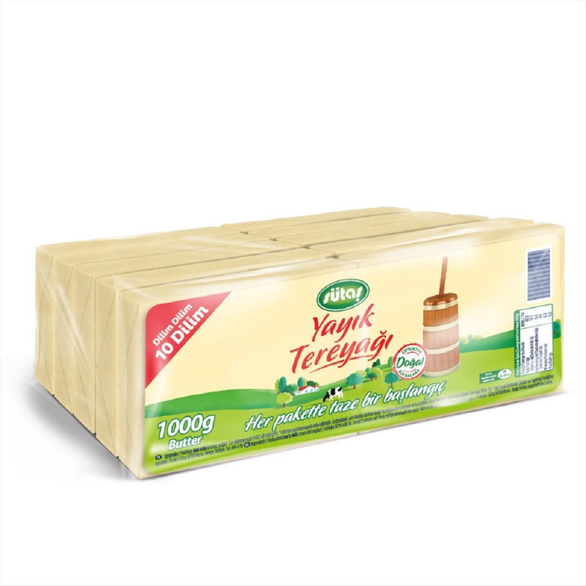 Sütaş Yayık Dilimli Tereyağ 1 kg