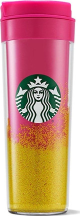 Starbucks Paslanmaz Çelik 473 ml Outdoor Matara Termos Pembe - Sarı