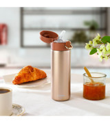 Schafer Iron Man Paslanmaz Çelik 450 ml Outdoor Matara Termos Rose Gold