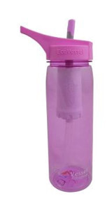 Eco Vessel Aqua Plastik 750 ml Matara Termos Pembe