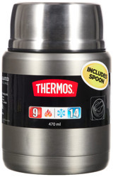 Thermos SK3000 Stainless King 101311 Paslanmaz Çelik 470 ml Outdoor Yemek Termos Gri