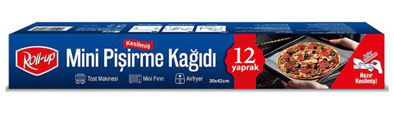 Roll Up Mini Aifryer Pişirme Kağıdı 12 Adet