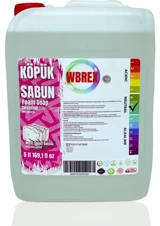 Wbrex Gliserinli Beyaz Sabun Nemlendiricili Tekli Köpük Sabun 5 lt