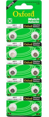 Oxford LR621 1.5 V Alkalin Düğme Pil 10'lu