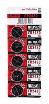 Maxell CR2430 3 V Lityum Düğme Pil 5'li