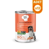 Chef's Choice Super Premium Balkabaklı-Somonlu Parçacıklı Yetişkin Köpek Maması 400 gr 12'li