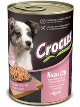 Crocus With Lamb Kuzu Etli Jöleli-Parça Etli Yavru Köpek Maması 400 gr 4'lü