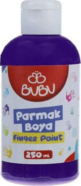 Bubu Yıkanabilir 250 ml Tekli Mor Parmak Boyası