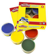 Play-Doh PR017 Yıkanabilir 50 ml 4'lü Çok Renkli Parmak Boyası