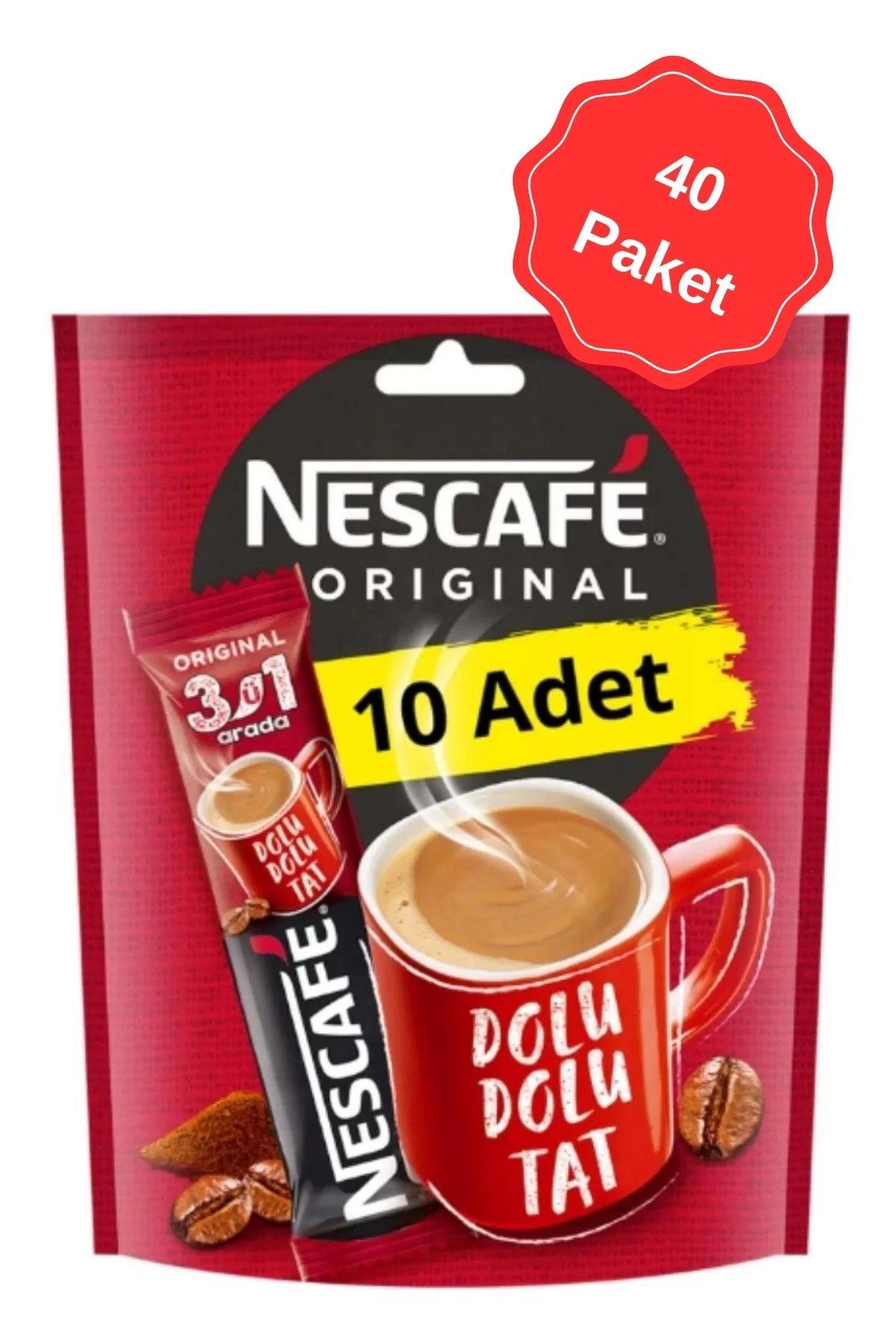 Nescafe 3'ü 1 Arada Sade 17.5 gr 400 Adet Hazır Kahve