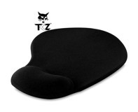 Lunatic Oval Bilek Destekli Bilek Destekli Gaming Mousepad Siyah