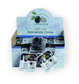 Olis Zeytinleri Kahvaltılık Az Tuzlu Sele Siyah Zeytin Paket 27x30 gr