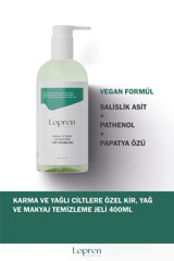 Lopren Yağlı ve Karma Ciltler Yüz Temizleme Jeli 400 ml