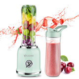 Yasomi BL019 500 ml Cam Buz Kırıcılı Çift Bıçaklı Tekli Mini Smoothie Blender Yeşil