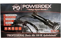 Powerdex PD-7900 2000 Lümen LED Şarjlı El Feneri