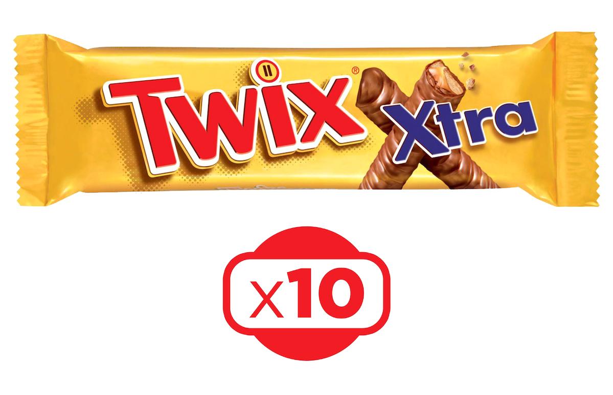 Twix Xtra Sütlü Sütlü Çikolata 75 gr 10'lu