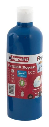 Bigpoint Yıkanabilir 500 ml Tekli Mavi Parmak Boyası