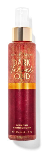 Bath & Body Works Dark Velvet Oud Aromatik Simli Kadın Vücut Spreyi 145 ml