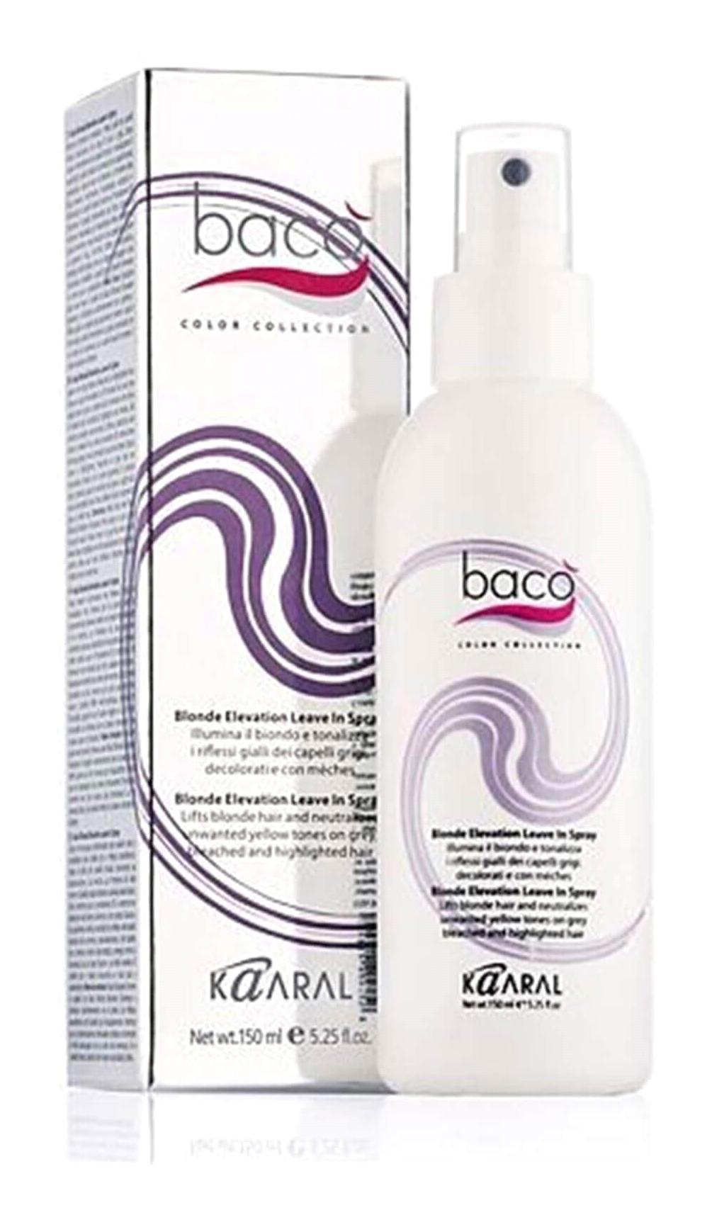 Kaaral Bacoo - Blonde Elevation Şekillendirici Islak Görünümlü Keratinli Güçlü Saç Spreyi 150 ml