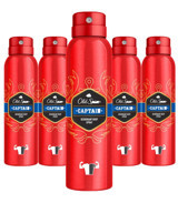 Old Spice Captain Pudrasız Ter Önleyici Sprey Erkek Deodorant 5x150 ml