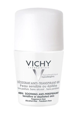 Vichy Sensitive Pudrasız Ter Önleyici Antiperspirant Roll-On Kadın Deodorant 50 ml